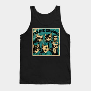 Feline Groove Cats Music Band Tank Top